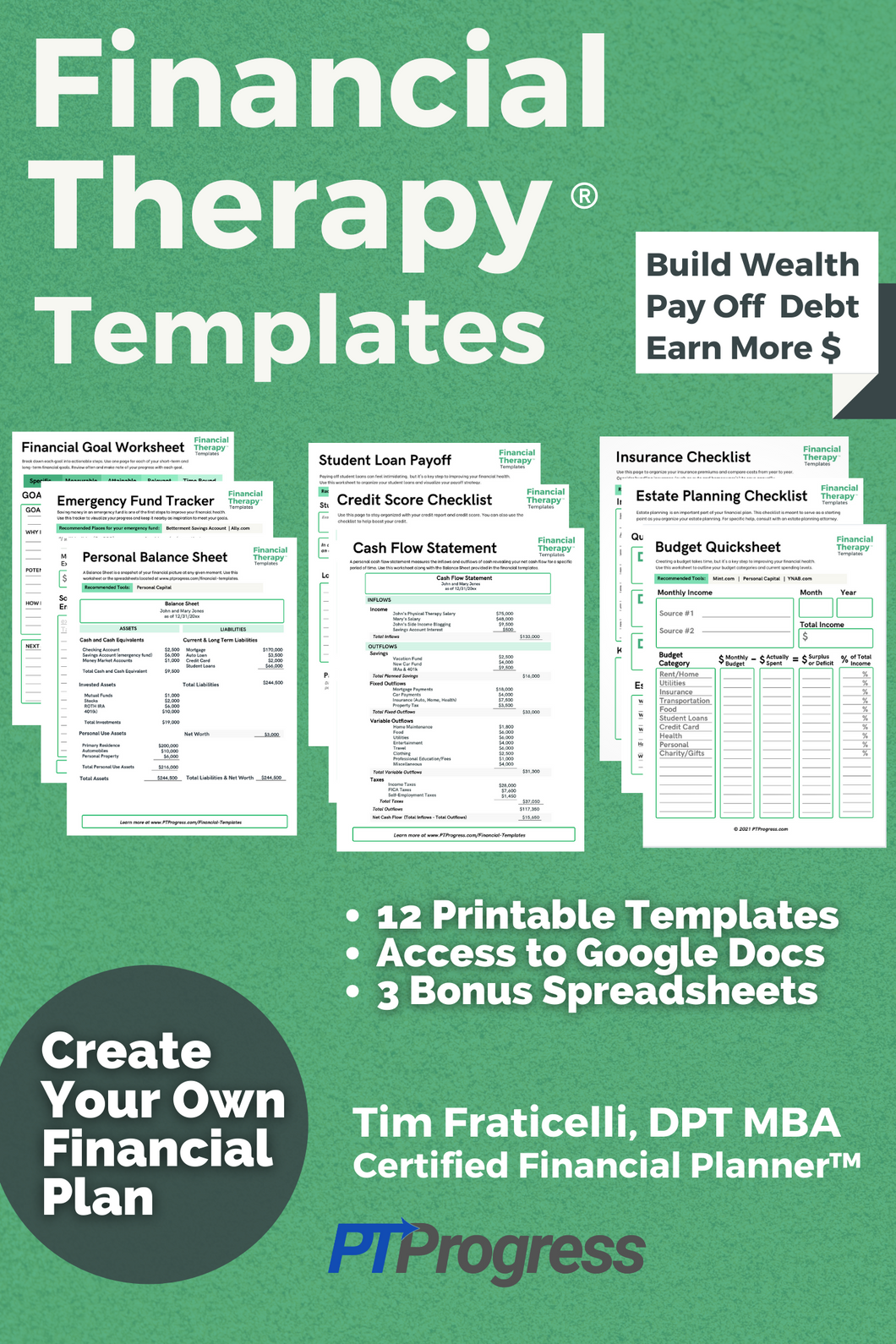 Financial Therapy Templates