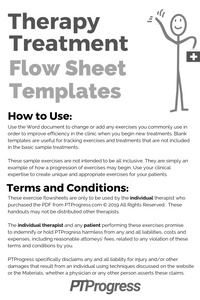 Therapy Treatment Flowsheet Templates